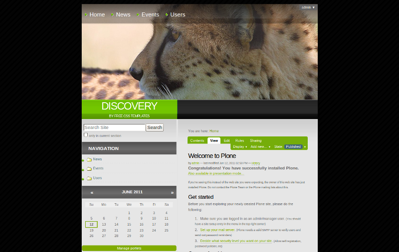 "plonetheme.discovery" add-on