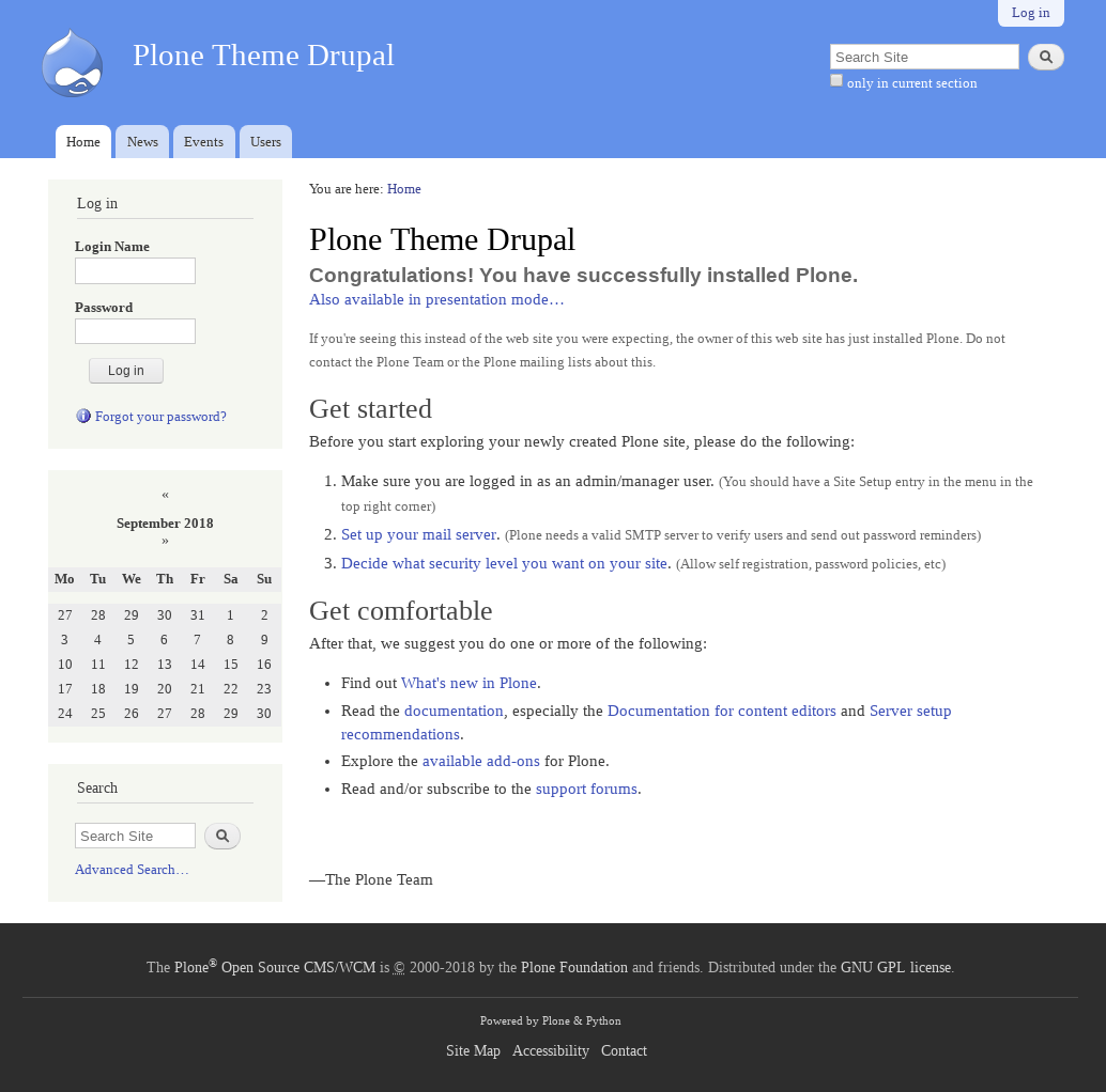 Plone Theme Drupal