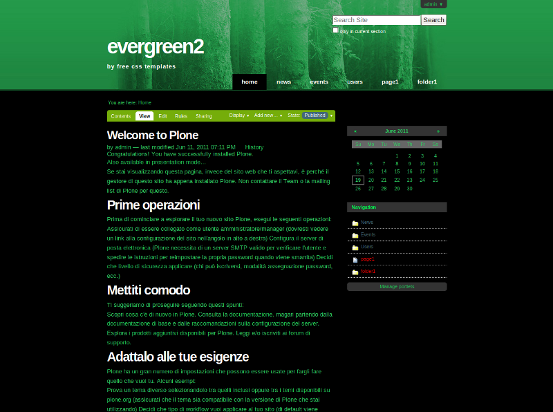"plonetheme.evergreen" add-on
